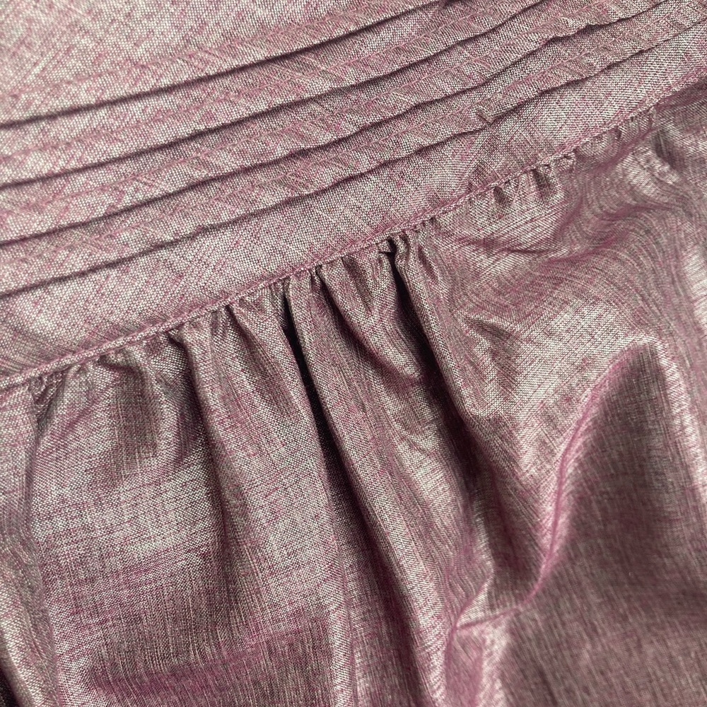 Raspberry mini skirt